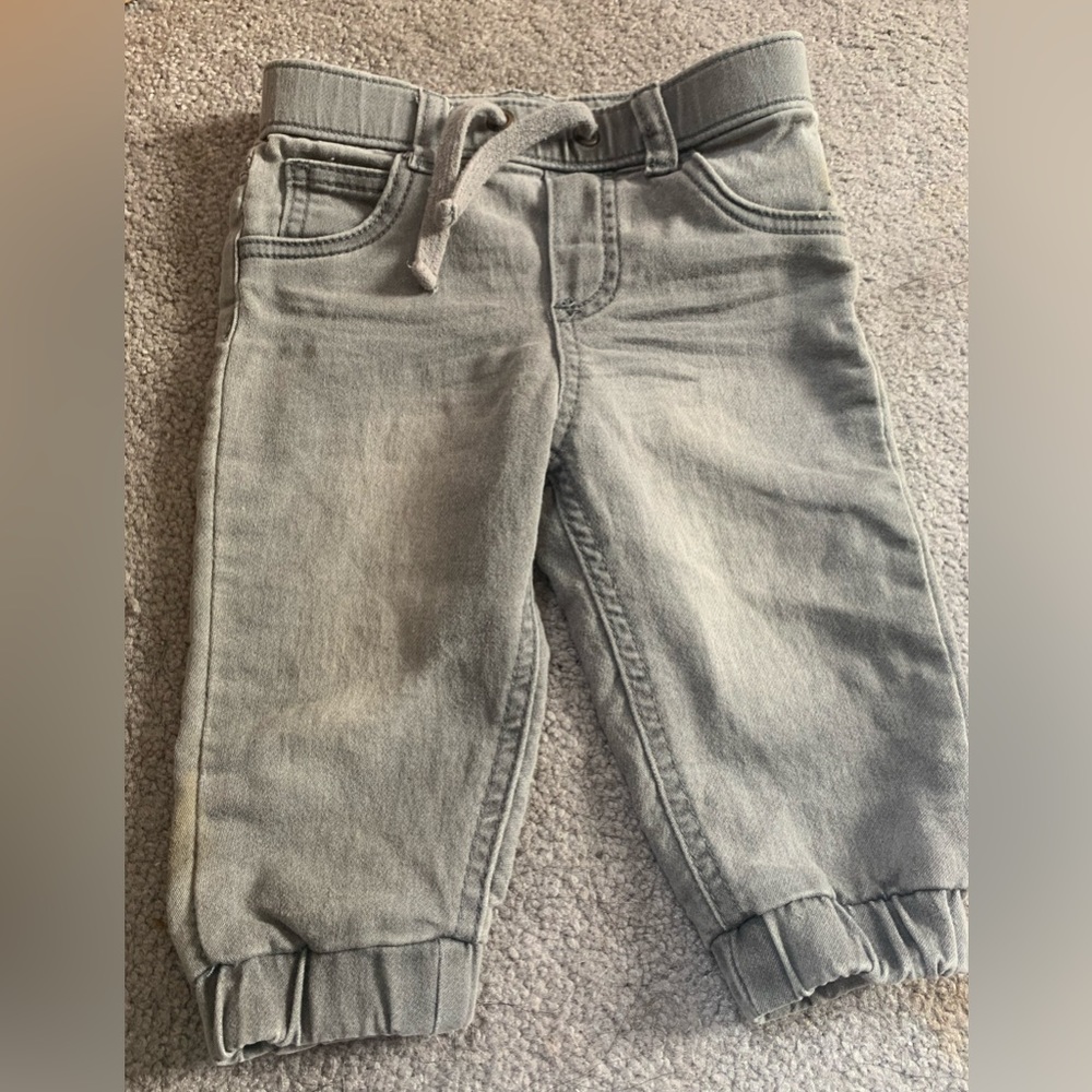 gray jogger baby pants